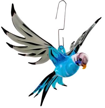 Hängevogel, Wellensittich (hellblau-grau)